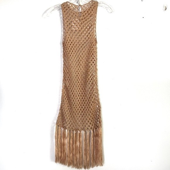 NWT Song Of Style Dani Crochet Fringe Cover Up Dress - XS - Picture 2 of 9
